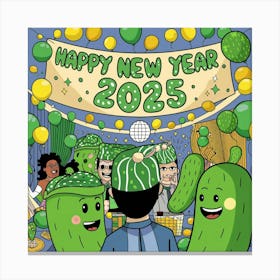 An Illustration Of A New Year S Eve Part Ex5ktodzsfqnubqdtyhmgw 74sngpp1tu Ayh5etois0w Canvas Print