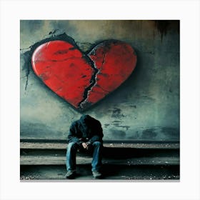 Heart Broken Canvas Print