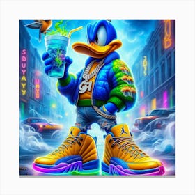 Donald Duck Canvas Print