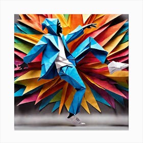 Origami Dancer 117 Canvas Print