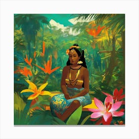 exotic eve by paul gauguin art 1 Canvas Print