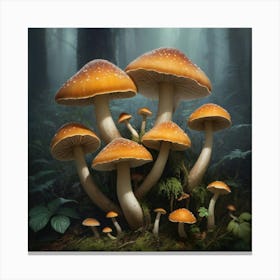 Fantastic Fungi Art Print 1 Canvas Print