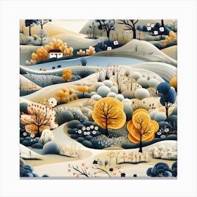 Autumn Paradise Canvas Print