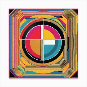 Circle Of Colors Canvas Print