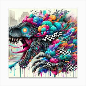 Godzilla Canvas Print