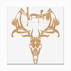 Deer Hunting Bow Gif For Bow Hunters Canvas Print