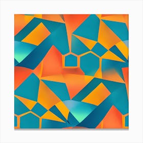 Abstract Geometric Pattern Canvas Print