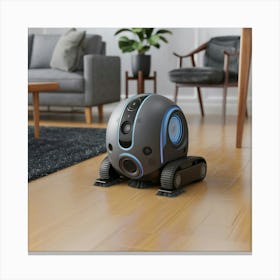 A 3d Render Of A Smart Robot Cleaning Th 8yyurfzkqwygb9o2qzrg4a Pmbspjjbt1ajcgt1ocrwra Canvas Print