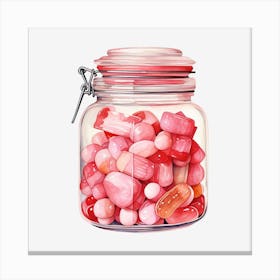 Jar Of Candy 9 Canvas Print