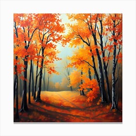 Autumn Forest 10 Canvas Print