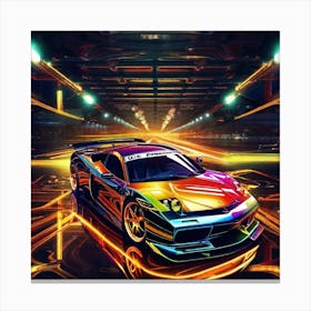 Futuristic Car 43 Canvas Print