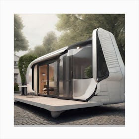 Futuristic Mobile Home 1 Canvas Print