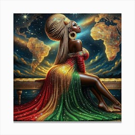 Rasta Woman Canvas Print