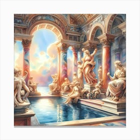 Palazzo Della Roma Canvas Print