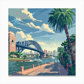 Sydney Harbour Bridge 1 Canvas Print