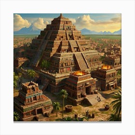 Egyptian Pyramid 1 Canvas Print
