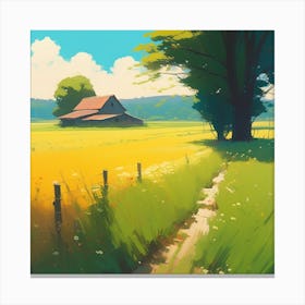 Landscape Painting 81 Canvas Print