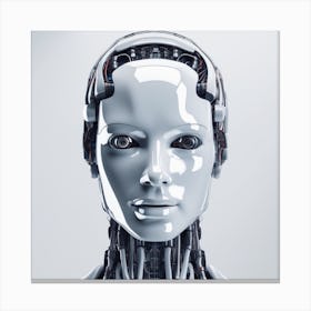 Portrait Of A Robot 12 Canvas Print