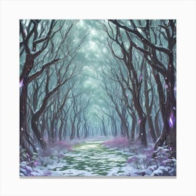 Crystal Forest Canvas Print