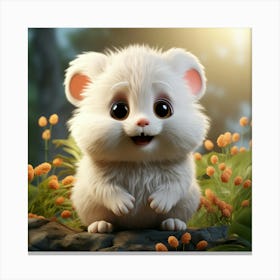 Cute Hamster 10 Canvas Print