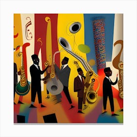Jazz Band 2 Canvas Print