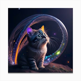 Cat Galaxy (83) Canvas Print