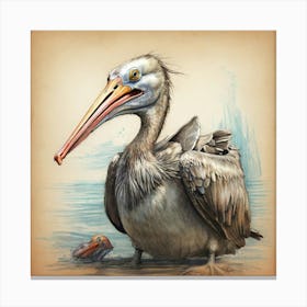 Pelican 21 Canvas Print