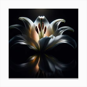 White Lily 6 Canvas Print