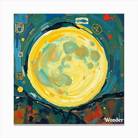 Wonders Of The Moon Canvas Print