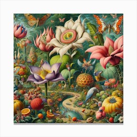 Lotus Garden Canvas Print