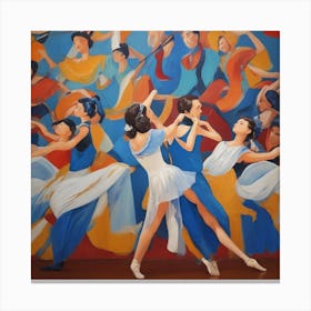 Dancers 1 Canvas Print