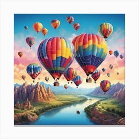 Hot Air Balloons 2 Canvas Print