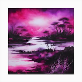 Purple Sunset Canvas Print