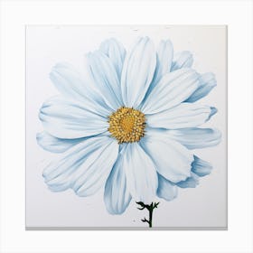 Blue Daisy Canvas Print