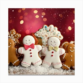 Firefly Festive Gingerbread Friends In A Candy Wonderland 99969 Canvas Print