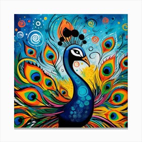 Peacock 22 Canvas Print