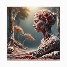 'Dead Woman' Canvas Print