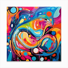 Juangisme Mindless Journey Abstract Art #14 Canvas Print