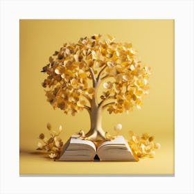 Tree Of Books Canvas Print
