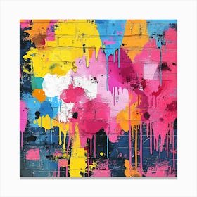 Graffiti Wall Art 11 Canvas Print