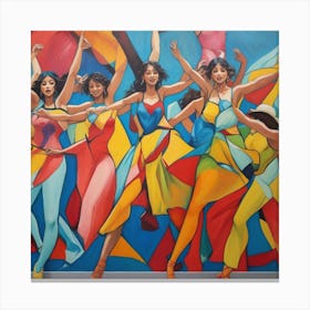 Dancers Canvas Print