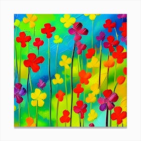 Colorful Flowers Canvas Print