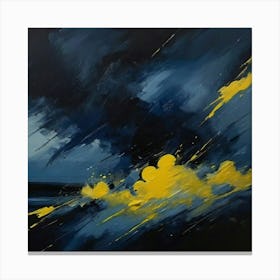 Abstract Thunderstorm Canvas Print
