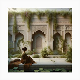 Islamic Garden Canvas Print