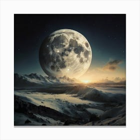 Full Moon 6 Canvas Print