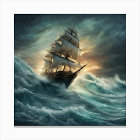 Stormy Seas Canvas Print