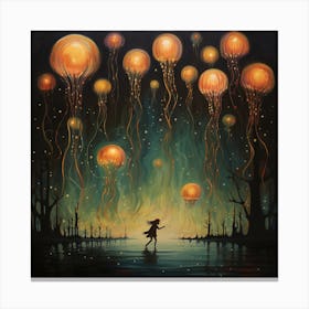 Jellyfish 4 Canvas Print