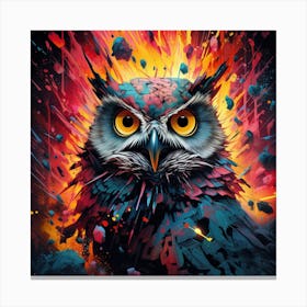 Owl Power Canvas Print