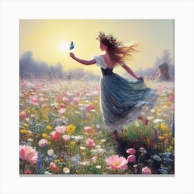 Flower girl 2 Canvas Print