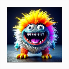 Monster 3d 2 Canvas Print